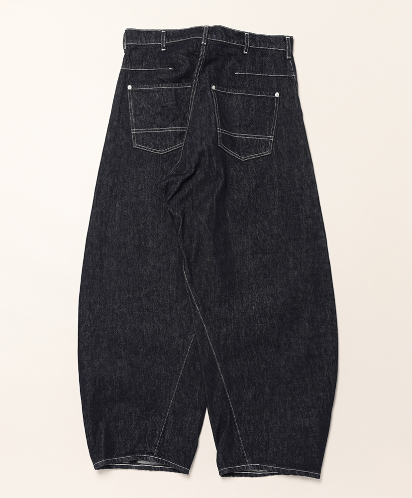 HR-P013-051 - 綿反応デニム 製品洗 Navy×White/ネイビー×ホワイト M(MEN)