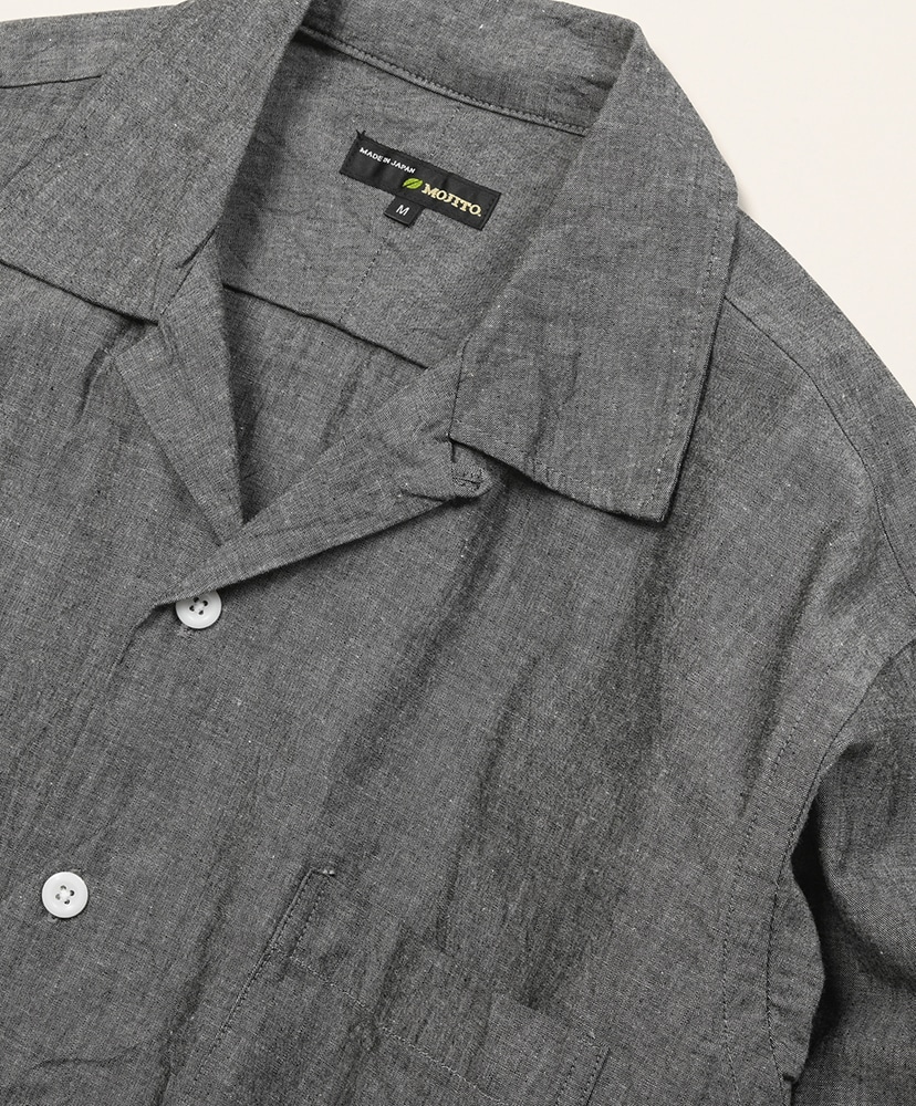 Abshinth Shirts Cahmbray Black/ブラック L(MEN)