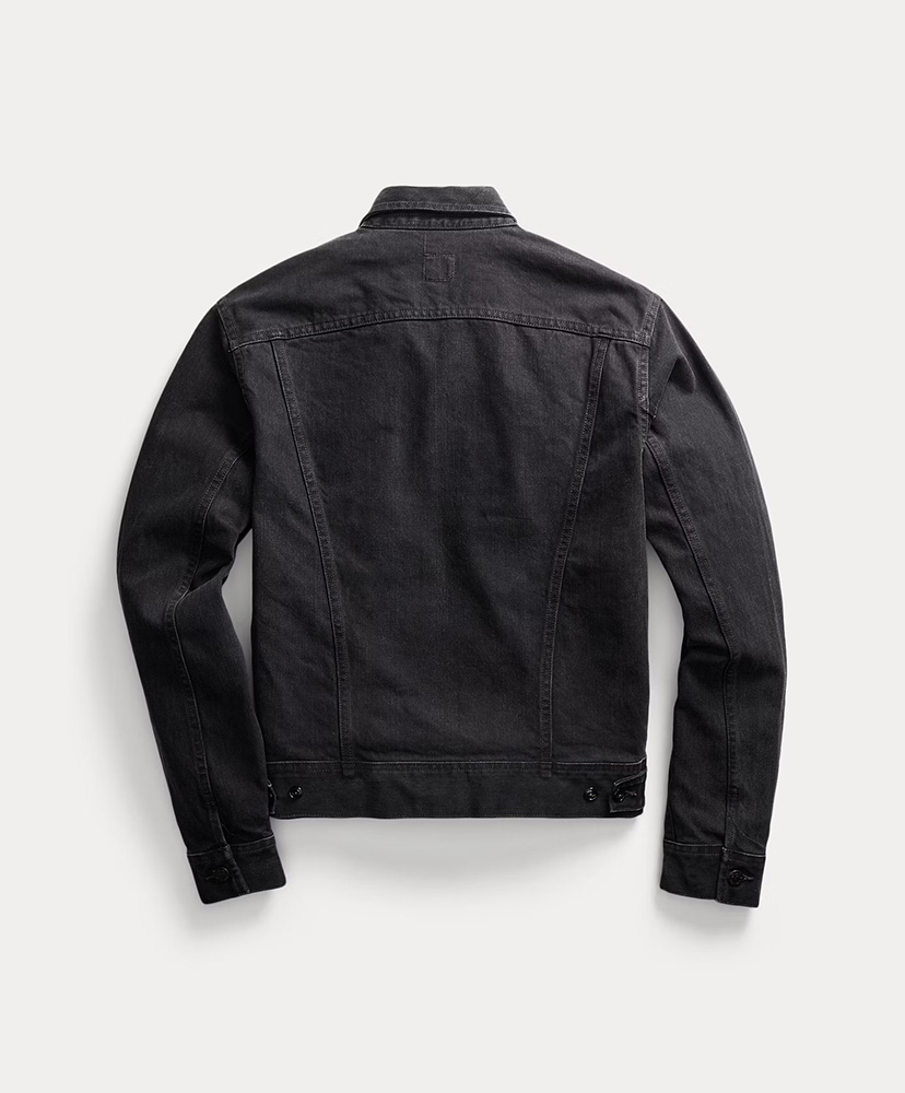ウォーン イン ブラック デニム トラッカー ジャケット Black Wash/ブラック ウォッシュ L(MEN)