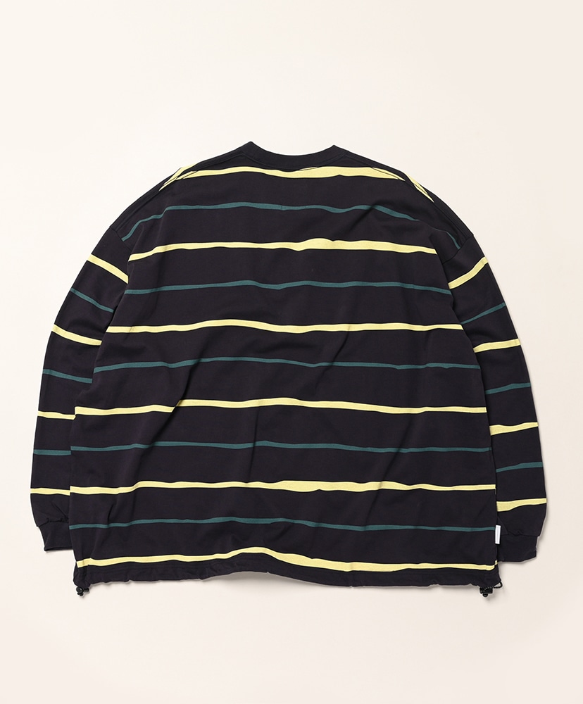Super Big LS Tee (W/Drawstrings) Navy/ネイビー L(MEN)