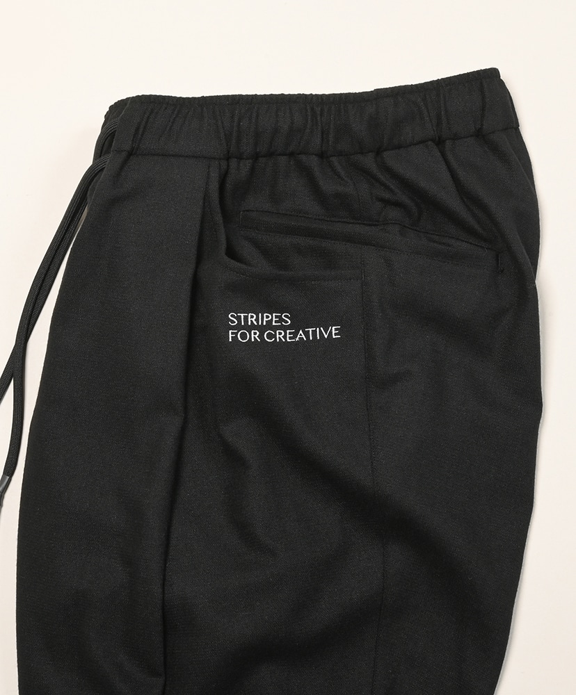 Wide Tapered Easy Pants (Cashmere Wool) Black/ブラック L(MEN)