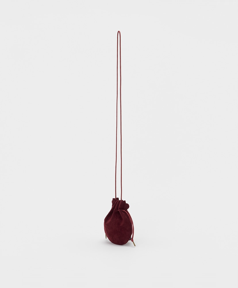 Petal Sac Suede Bordeaux/ボルドー ONE