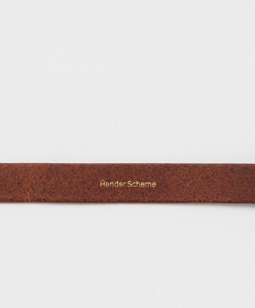 Solid Buckle Belt Dark Brown/ダークブラウン ONE