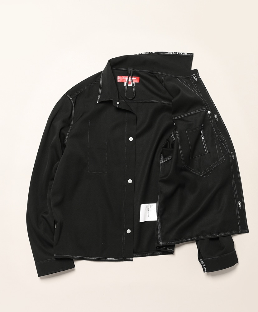 WR-J203-05 ウールクロス Levi's Wネーム Black/ブラック L(MEN)