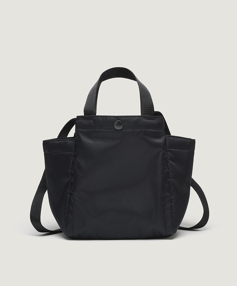 Small Side Pocket Tote Puffer Black/ブラック F