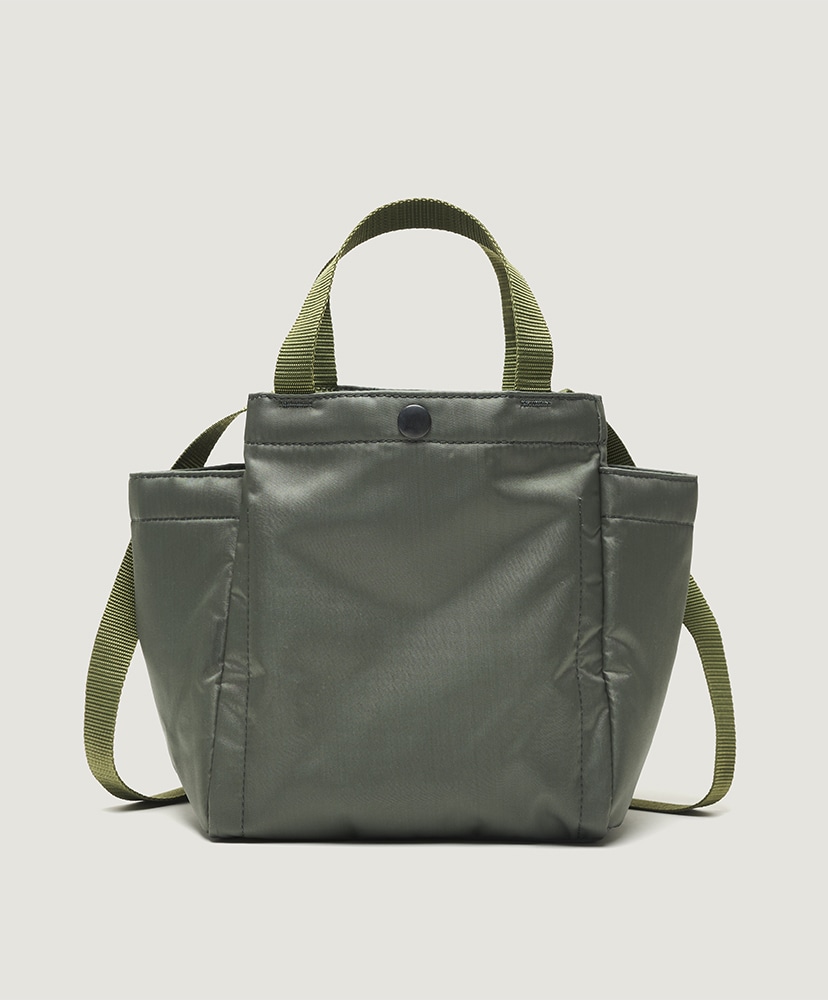 Small Side Pocket Tote Puffer Khaki Green/カーキグリーン F
