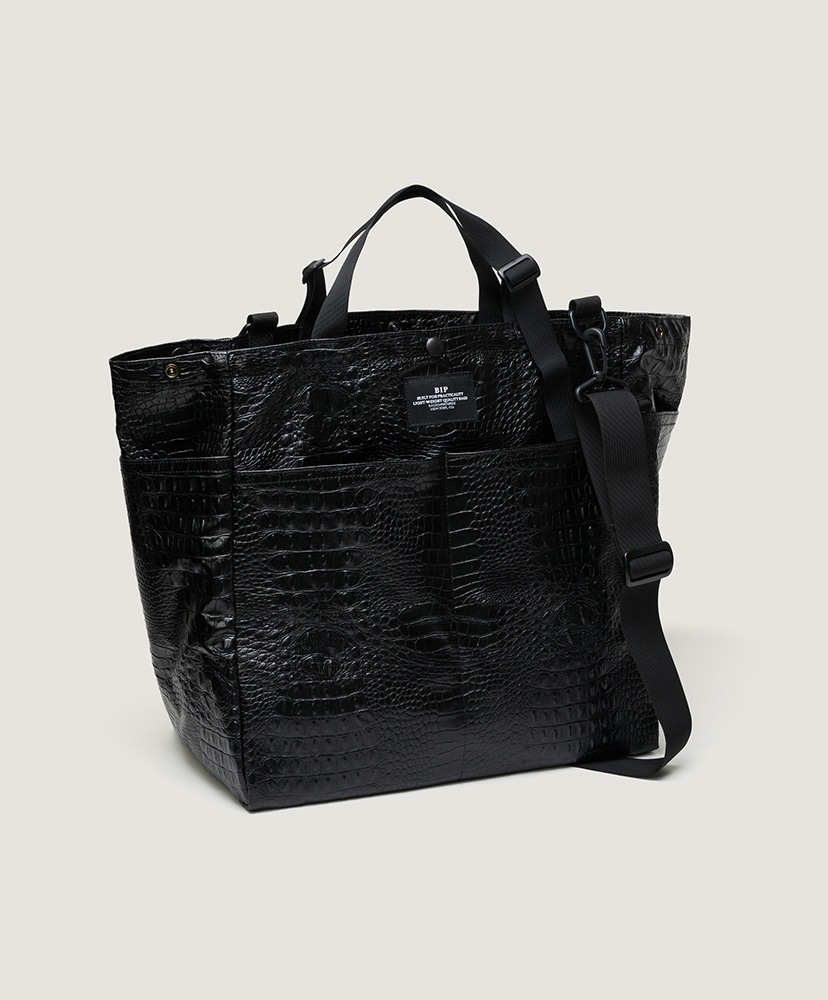 Carry-all Beach Bag Croco Black/ブラック F