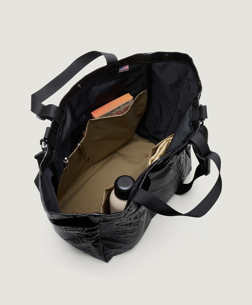 Carry-all Beach Bag Croco Black/ブラック F