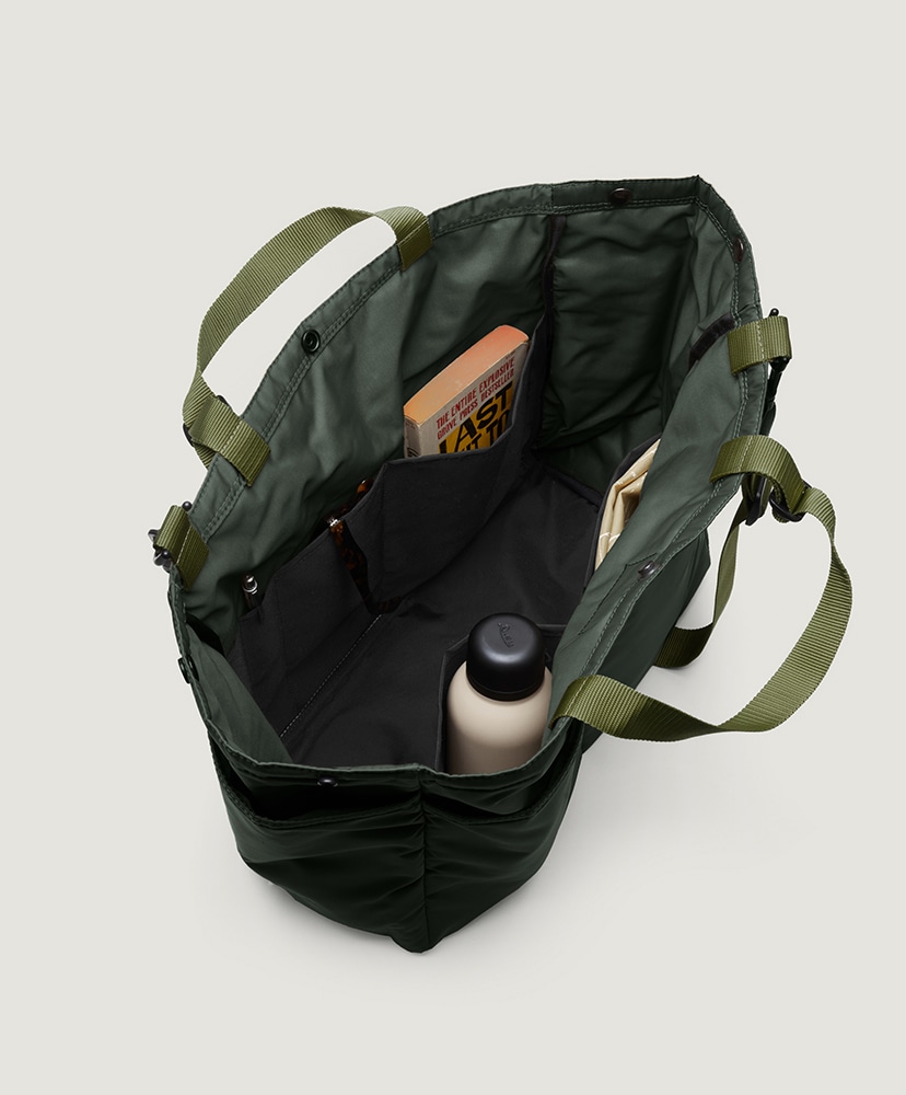 Carry-all Beach Bag  Puffer Khaki Green/カーキグリーン F