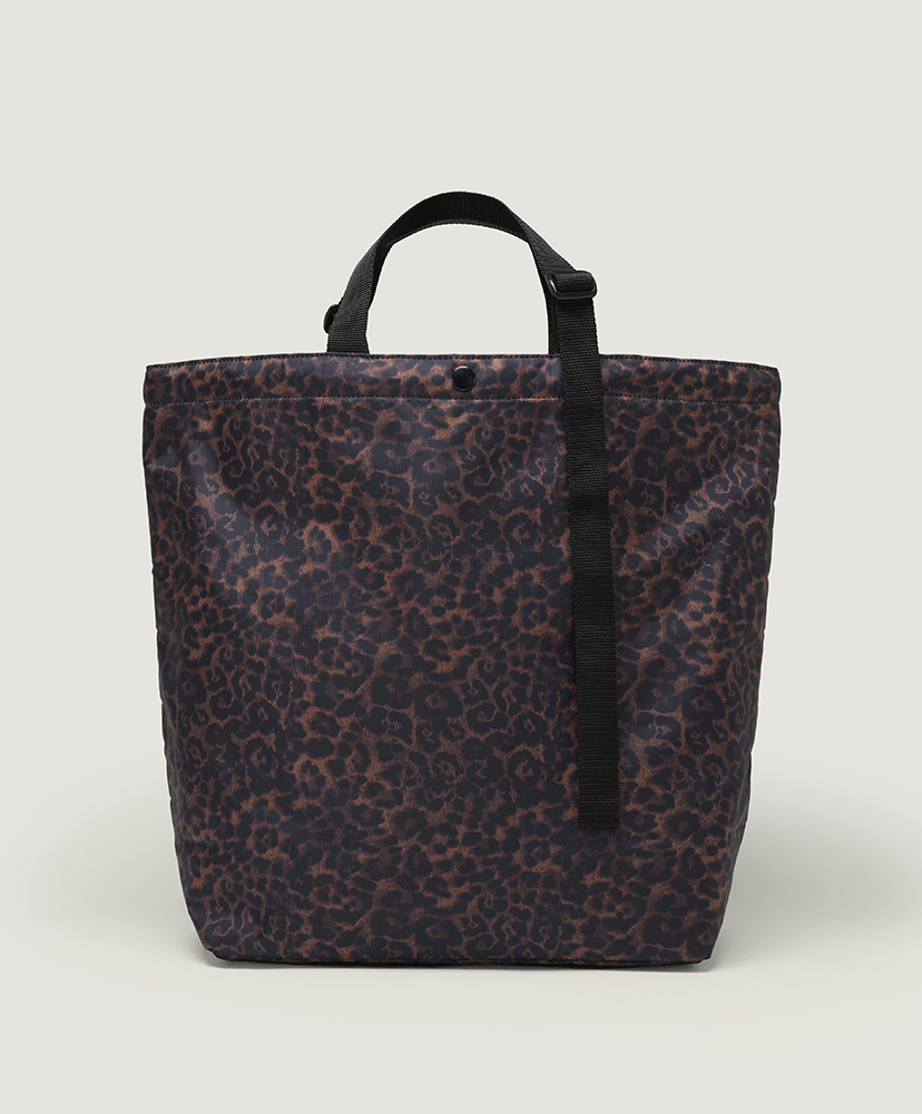 Market Tote Leopard Puffer/レオパードパファー F