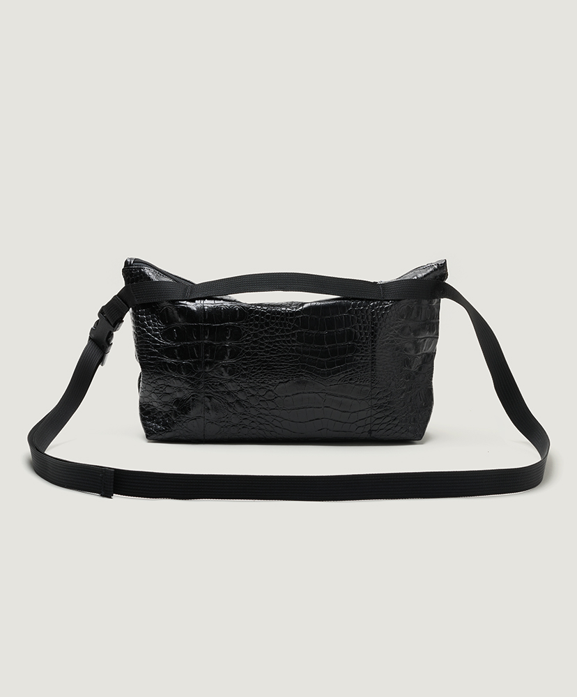 Fannypack Crossbody Croco Black/ブラック F