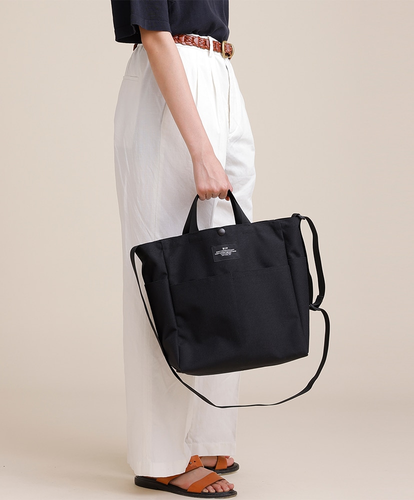 Multi Pocket Bag - Medium Black/ブラック F