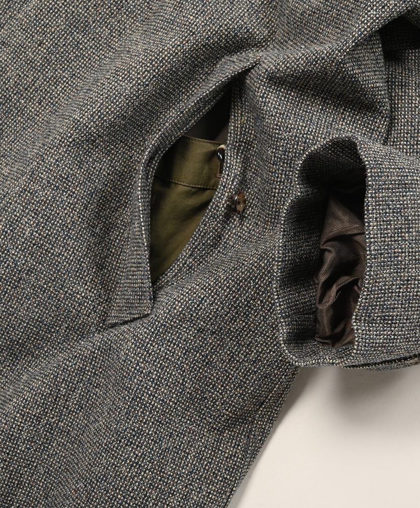 Tweed Balmacaan Coat Mix/ミックス 1(MEN)