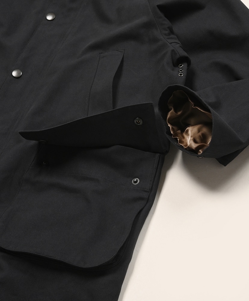 Hard Twist Gabardine Riding Coat Black Navy/ブラックネイビー 2(MEN)