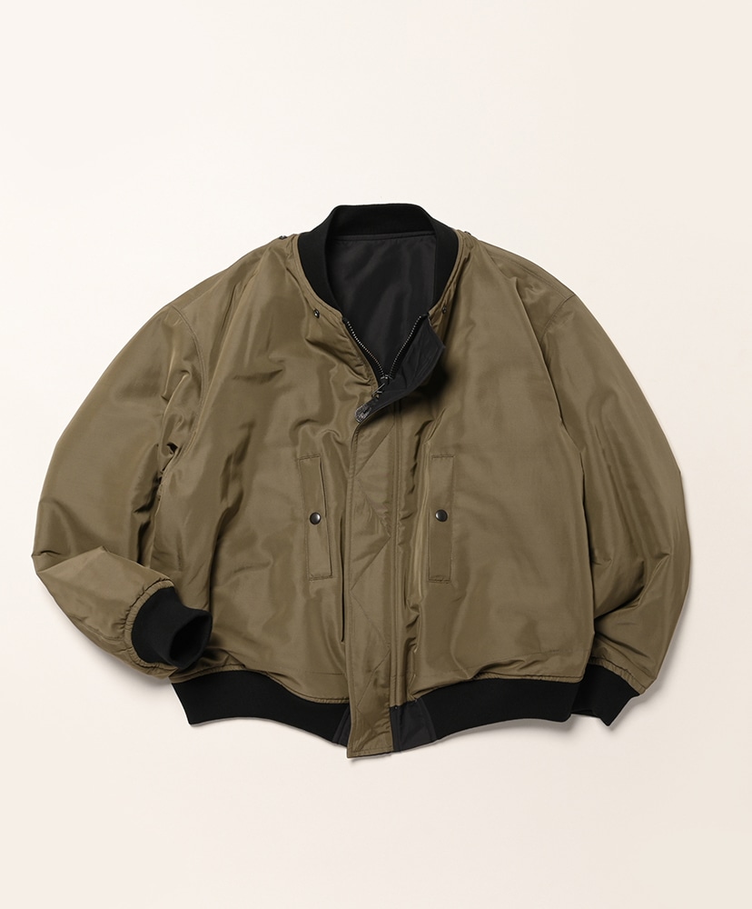 Poly-Silk Twill Modified MA1 Black/ブラック 2(MEN)