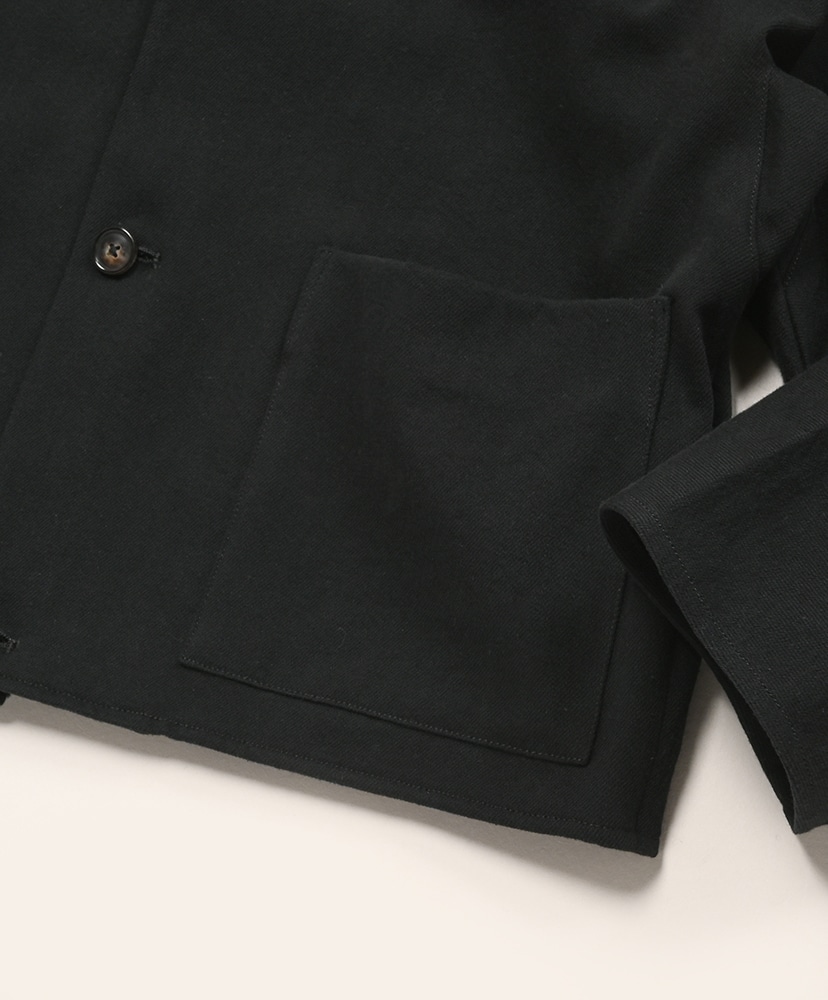 Denim-Leather Short Jacket Black/ブラック 0(WOMEN)