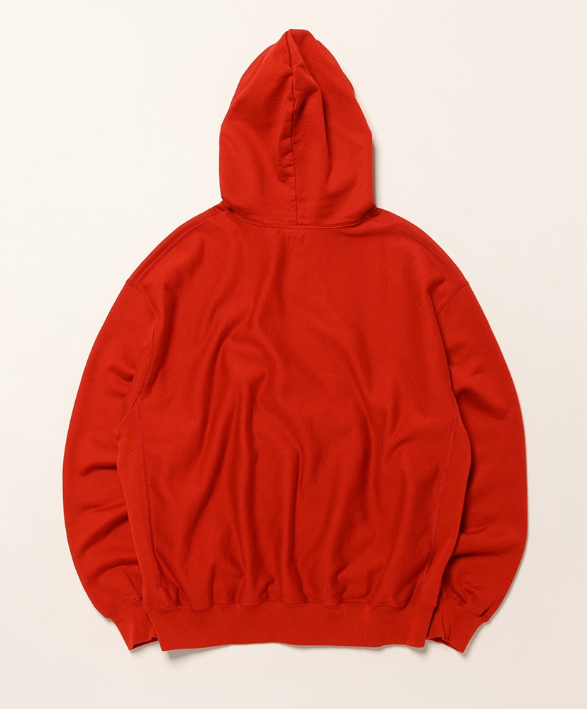 Soft&Hard Sweat Hoodie P/O Wide DarkRed/ダークレッド 2(MEN)