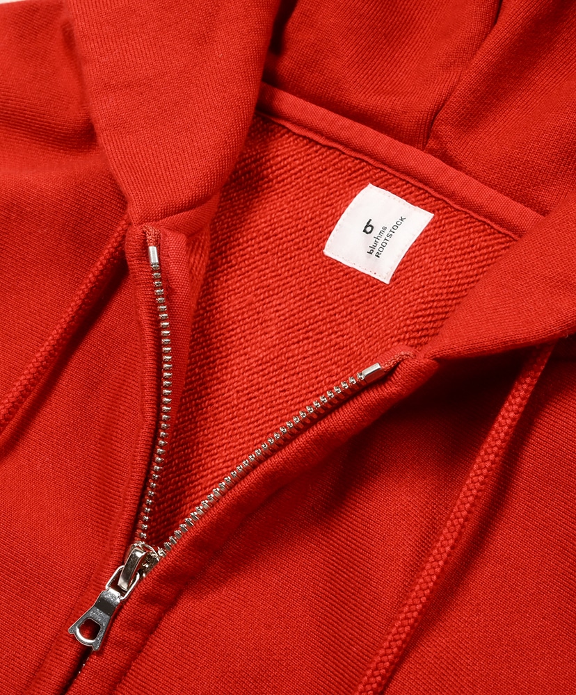 Soft&Hard Sweat Hoodie Zip Wide Dark Red/ダークレッド 2(MEN)
