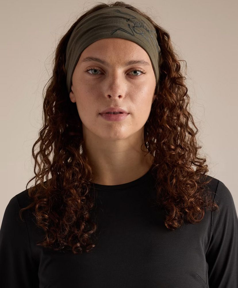 Satoro Merino Headband Mongoose×Black/マングース×ブラック L-XL