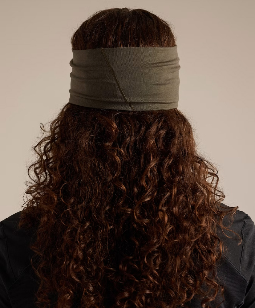 Satoro Merino Headband Mongoose×Black/マングース×ブラック L-XL