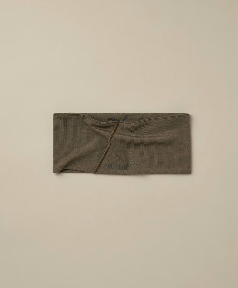 Satoro Merino Headband Mongoose×Black/マングース×ブラック L-XL
