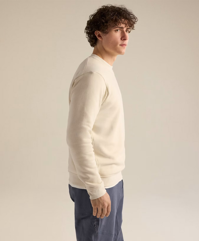 Emblem Fleece Crew Neck Pullover Men's Sea Salt / シーソルト L(MEN)