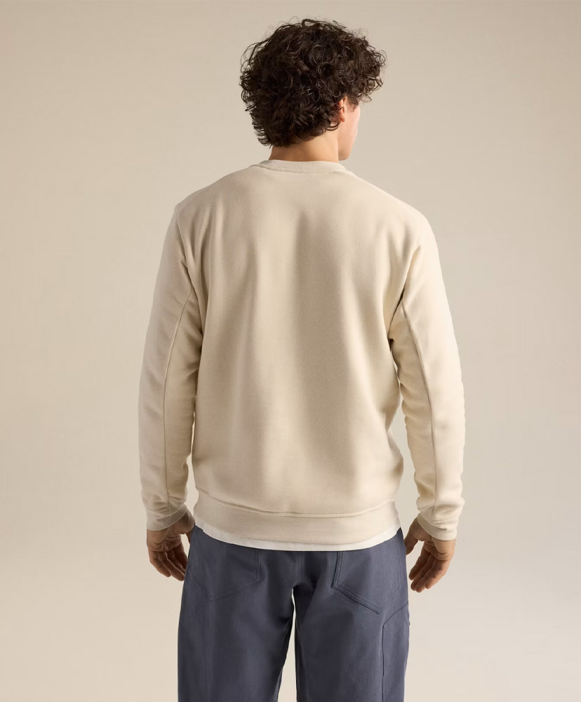 Emblem Fleece Crew Neck Pullover Men's Sea Salt / シーソルト L(MEN)