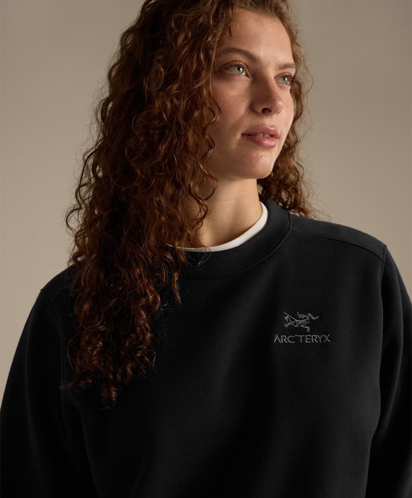 Emblem Fleece Crew Women's Black/ブラック S(WOMEN)