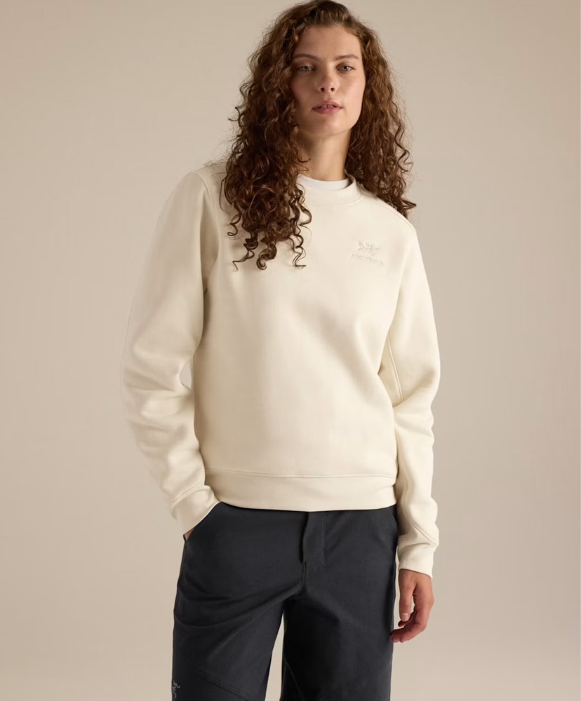 Emblem Fleece Crew Women's Sea Solt/シーソルト S(WOMEN)