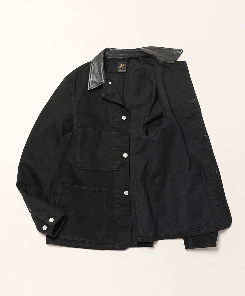 Selvedge Black Denim Chore Jacket Black/ブラック 36(MEN)