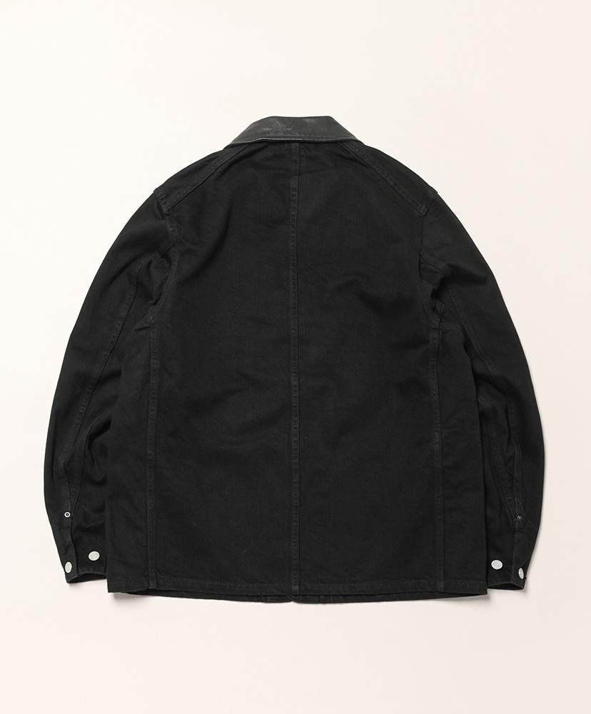 Selvedge Black Denim Chore Jacket Black/ブラック 36(MEN)