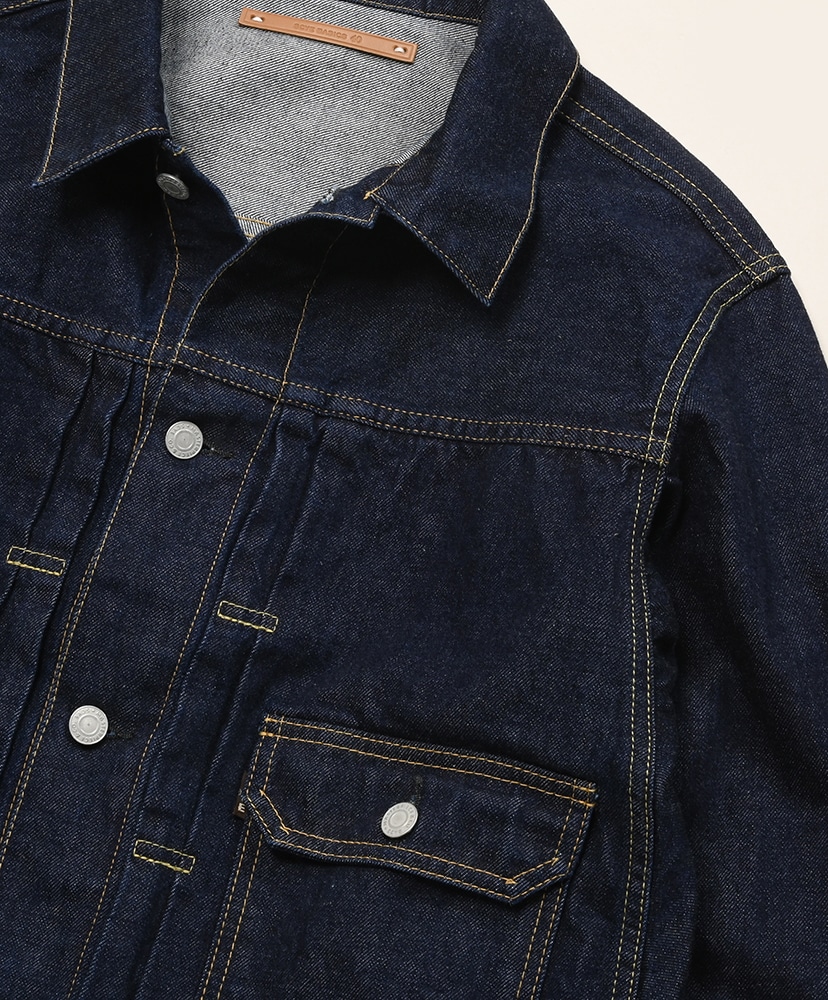 Organic Cotton Denim Jacket Type1 Indigo/インディゴ 38(MEN)