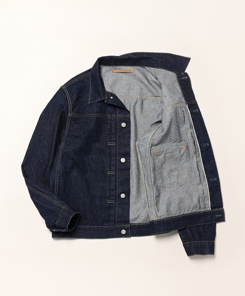 Organic Cotton Denim Jacket Type1 Indigo/インディゴ 38(MEN)
