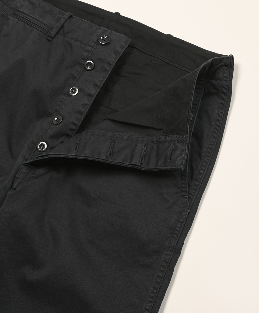San Joaquin Cotton Chino Military Trousers Black/ブラック 29(MEN)