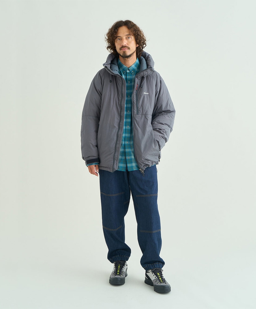 RE-NY Essential Down Jacket GRY L(MEN)