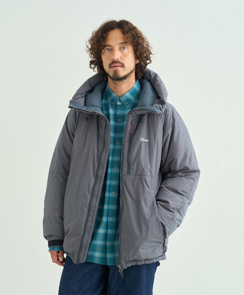 RE-NY Essential Down Jacket GRY L(MEN)