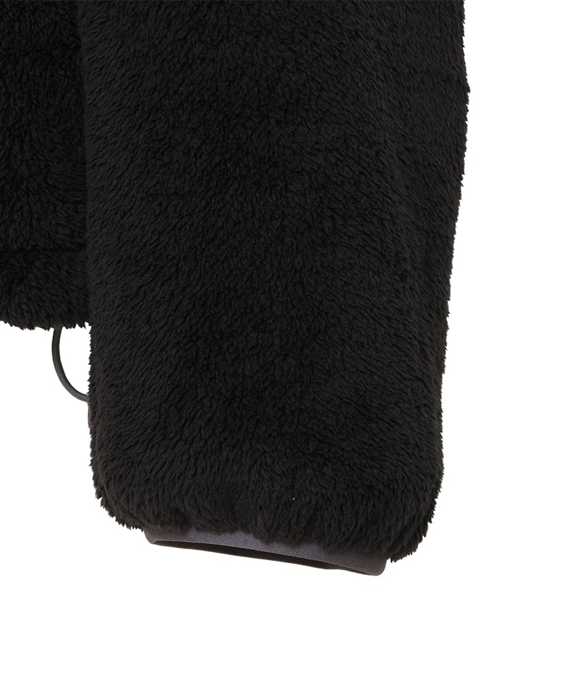 Boa Fleece Full Zip Parka BLK L(MEN)