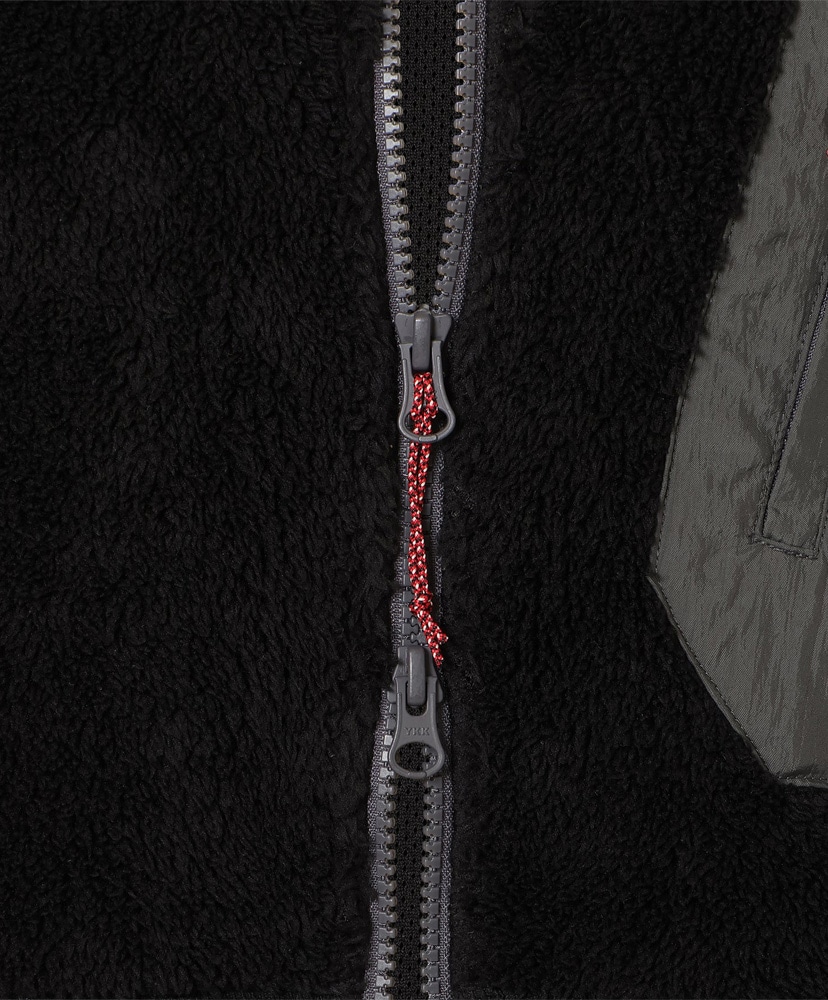 Boa Fleece Full Zip Parka BLK L(MEN)