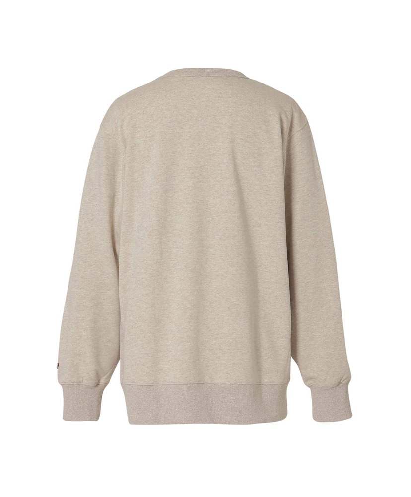 Eco Hybrid Mini Box Logo Embroidery Sweatshirt OML L(MEN)