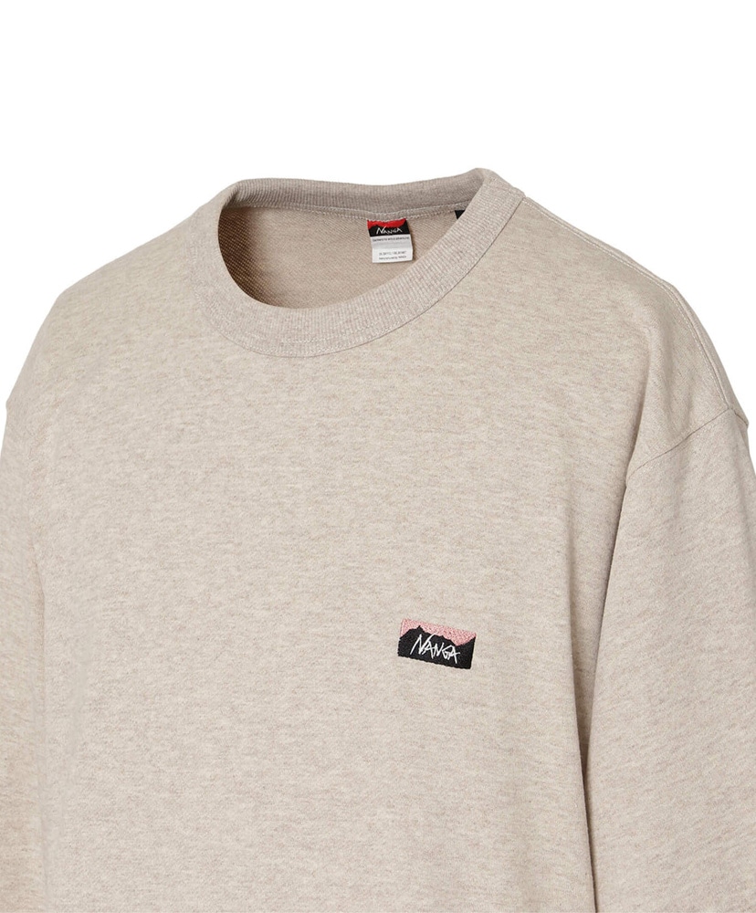Eco Hybrid Mini Box Logo Embroidery Sweatshirt OML L(MEN)