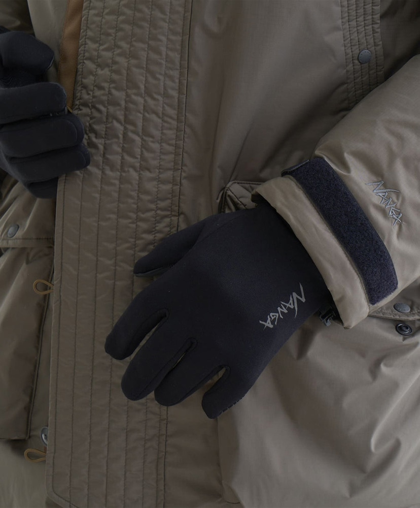 Polartec Power Stretch Gloves(M GRY): NANGA