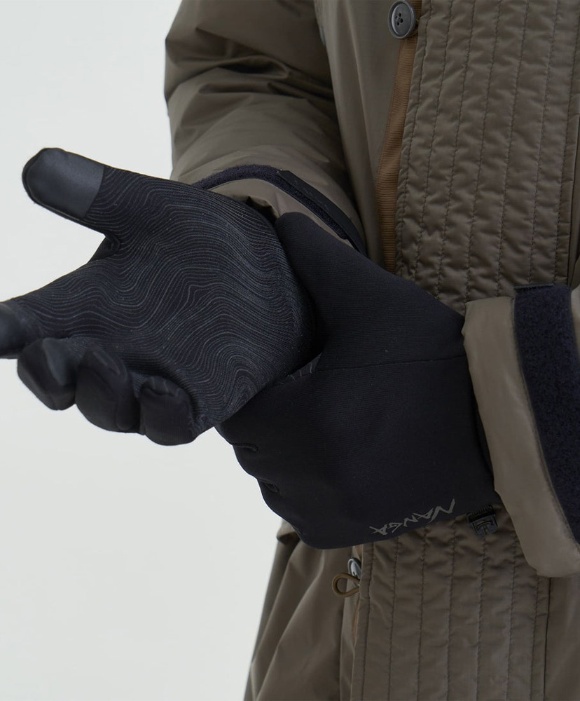 Polartec Power Stretch Gloves(M GRY): NANGA