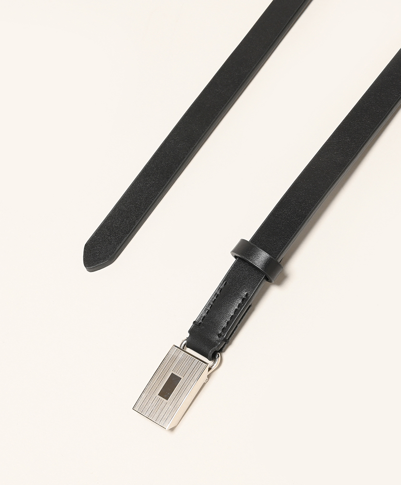 Women's Slide Buckle Belt Black/ブラック S(WOMEN)
