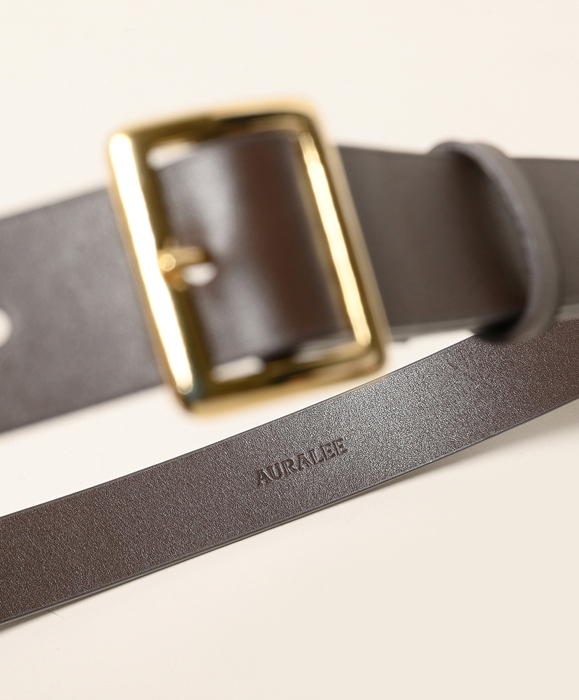 Square Buckle Belt Brown/ブラウン M(MEN)