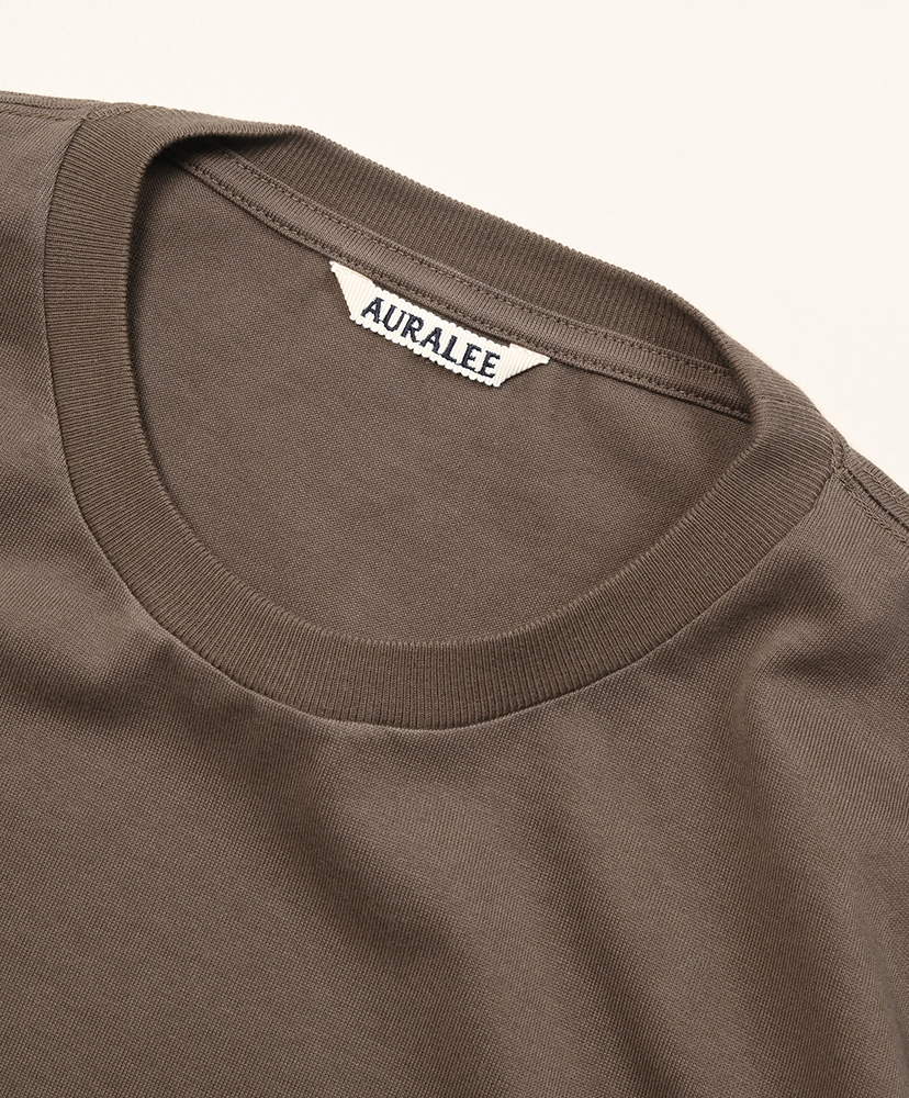 Luster Plaiting Tee Khaki Brown/カーキブラウン 3(MEN)