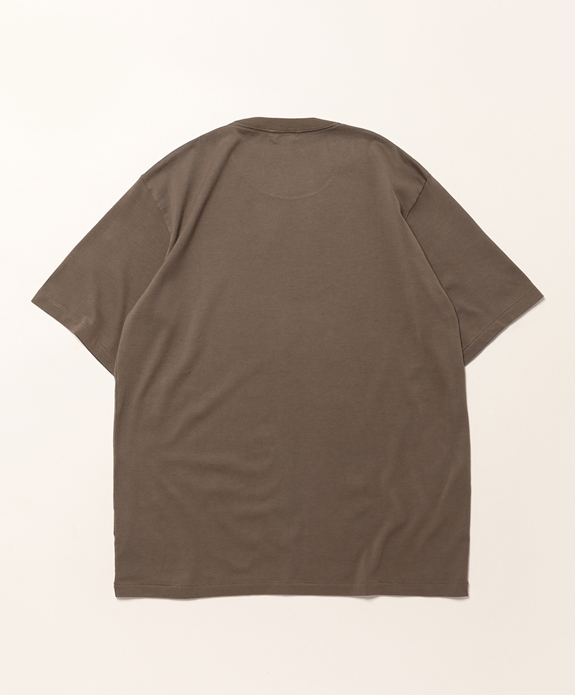 Luster Plaiting Tee Khaki Brown/カーキブラウン 3(MEN)