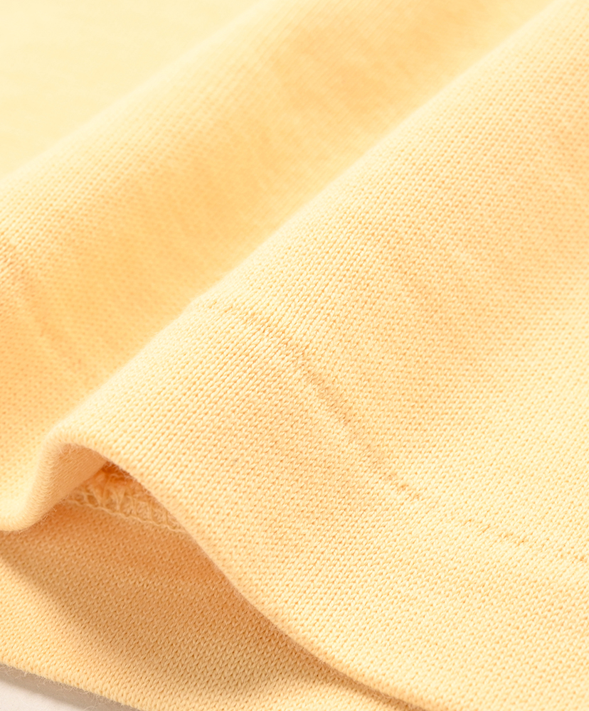Luster Plaiting Tee Yellow Beige/イエローベージュ 3(MEN)