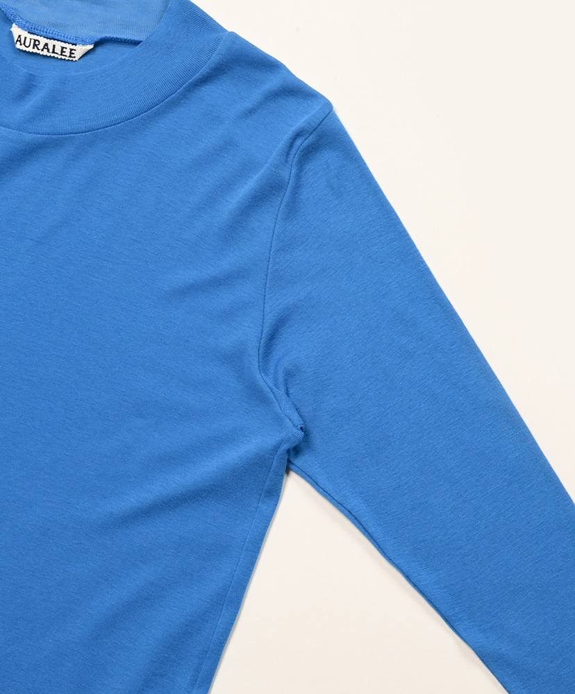 Super High Gauge Sheer Rib L/S Tee Blue/ブルー 1(WOMEN)