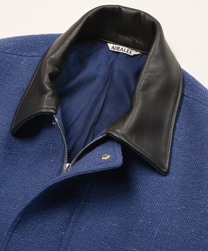 Homespun Tweed Zip Blouson Dusty Blue/ダスティーブルー 3(MEN)