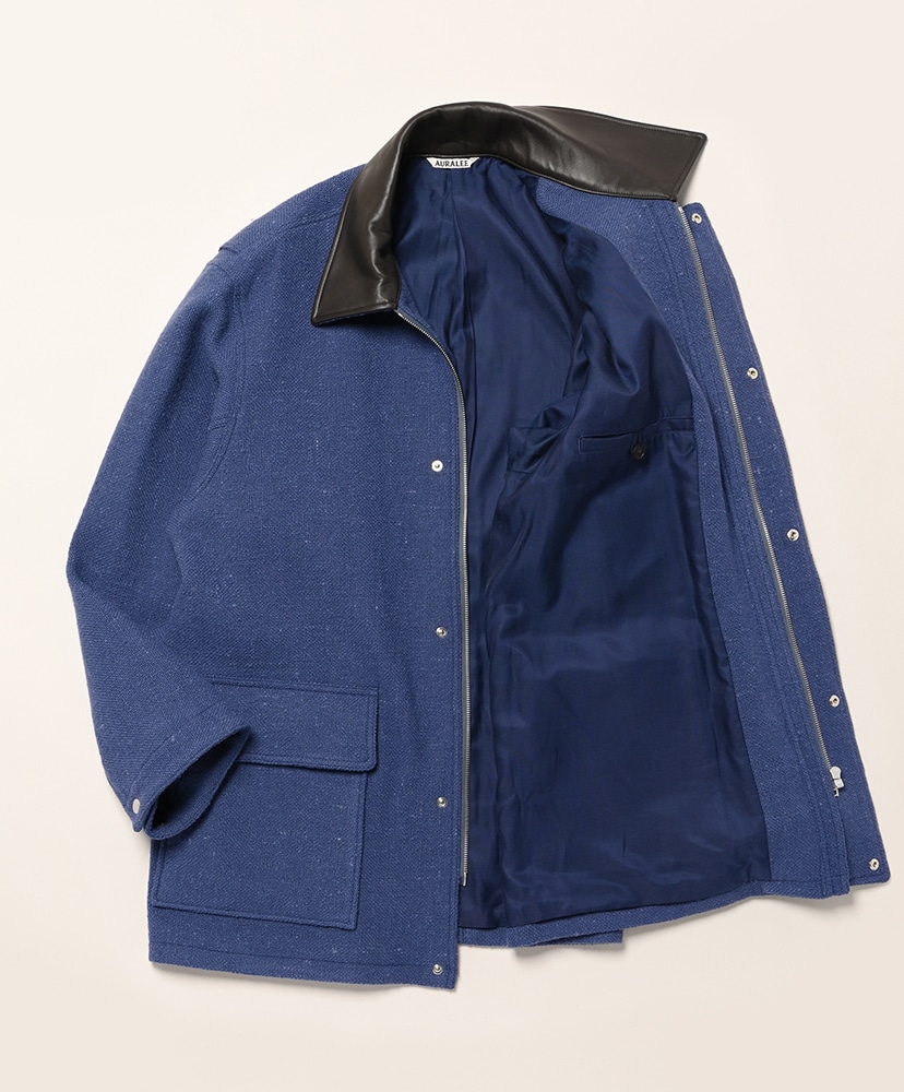 Homespun Tweed Zip Blouson Dusty Blue/ダスティーブルー 3(MEN)